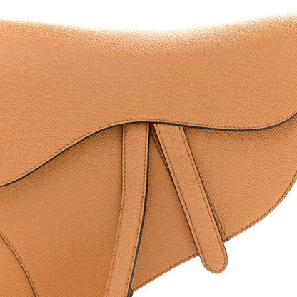 Christian Dior Grained Calfskin Saddle Bag Camello 7 of 9