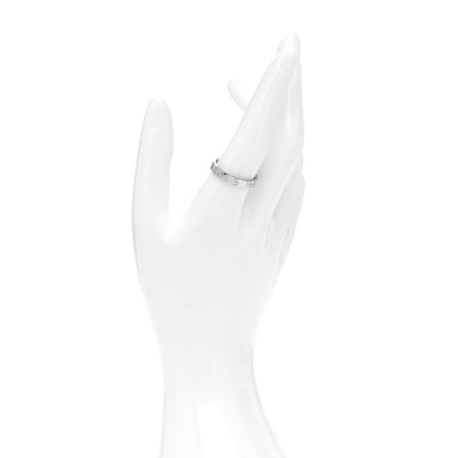 Cartier 18K White Gold 3.5mm LOVE Wedding Band Ring 60 9 2 of 5
