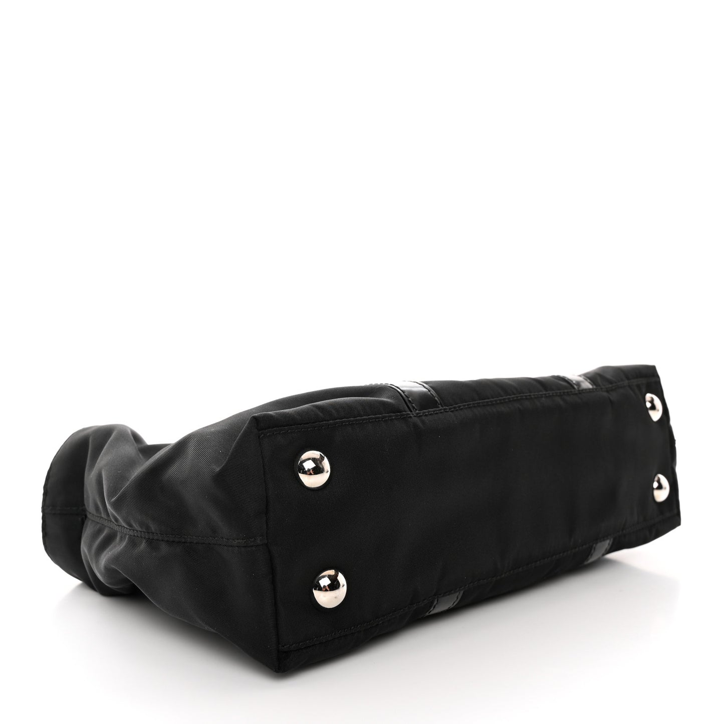 Tessuto Nylon Spazzolato Tote Black