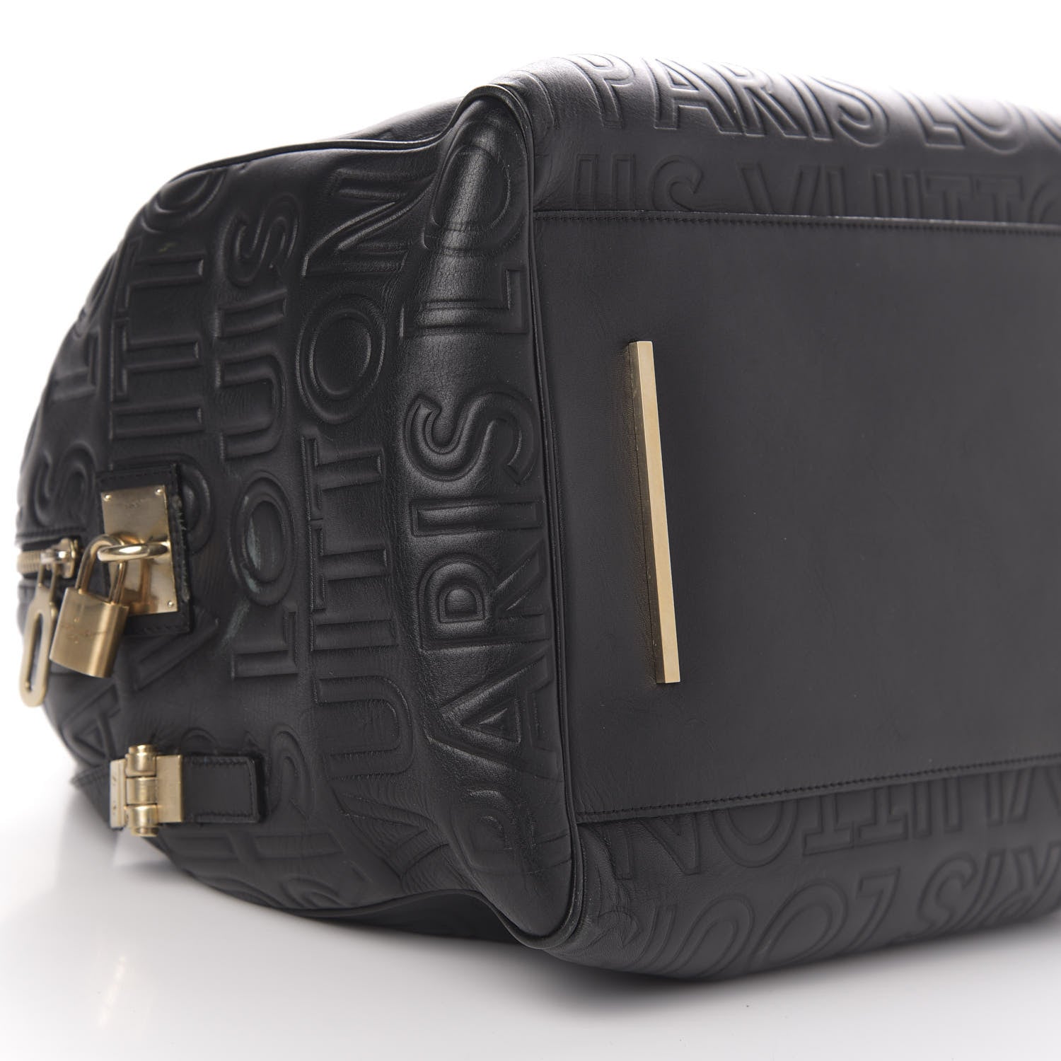 Louis Vuitton Calfskin Embossed Speedy Cube 30 Black 14 of 16