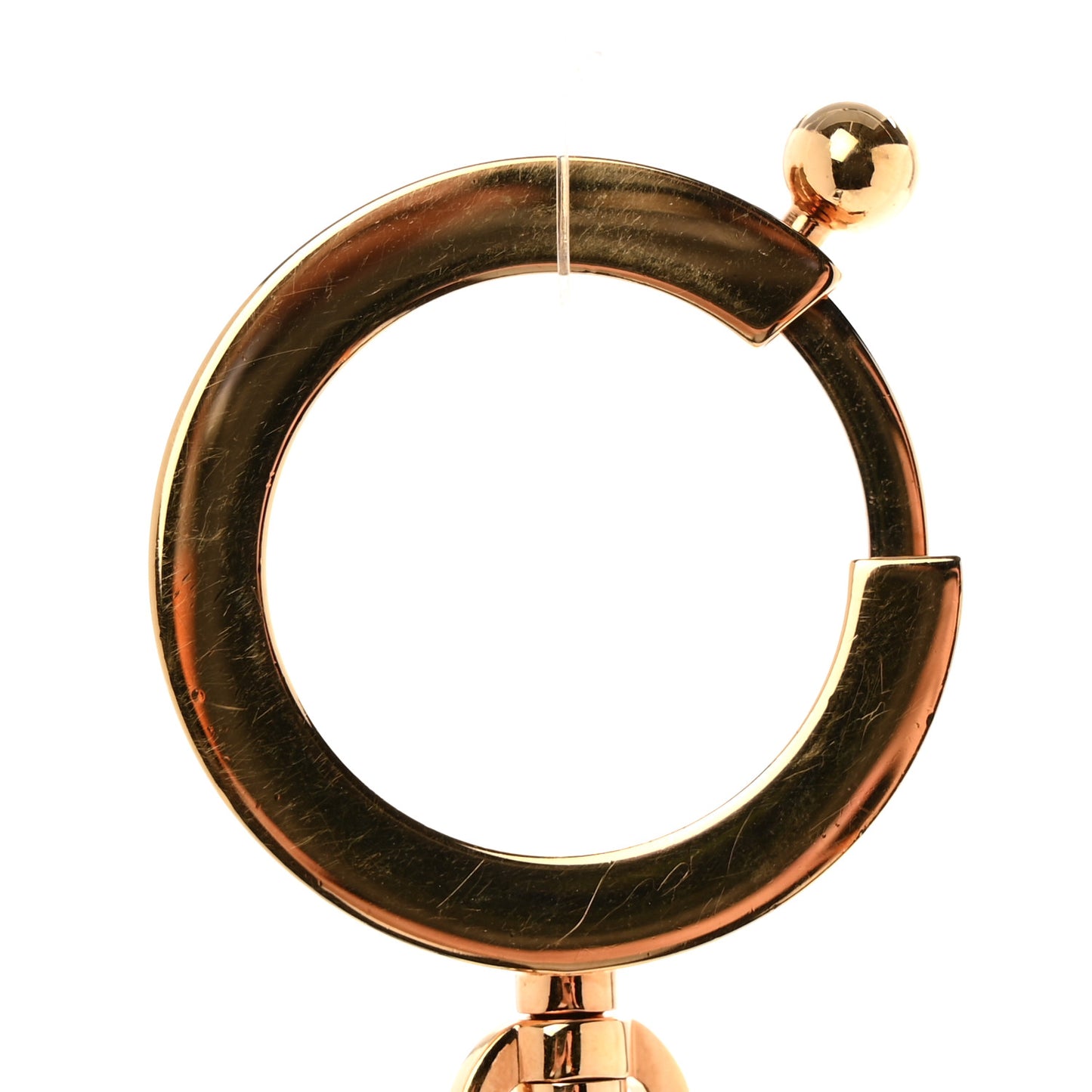 Goldtone Swing Key Holder and Bag Charm
