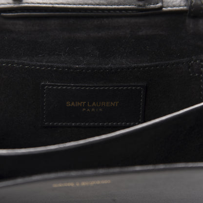 Saint Laurent Calfskin Small Classic Y Satchel Bag Black 8 of 10