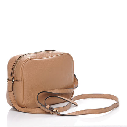 Gucci Pebbled Calfskin Small Soho Disco Bag Rose Beige 3 of 7