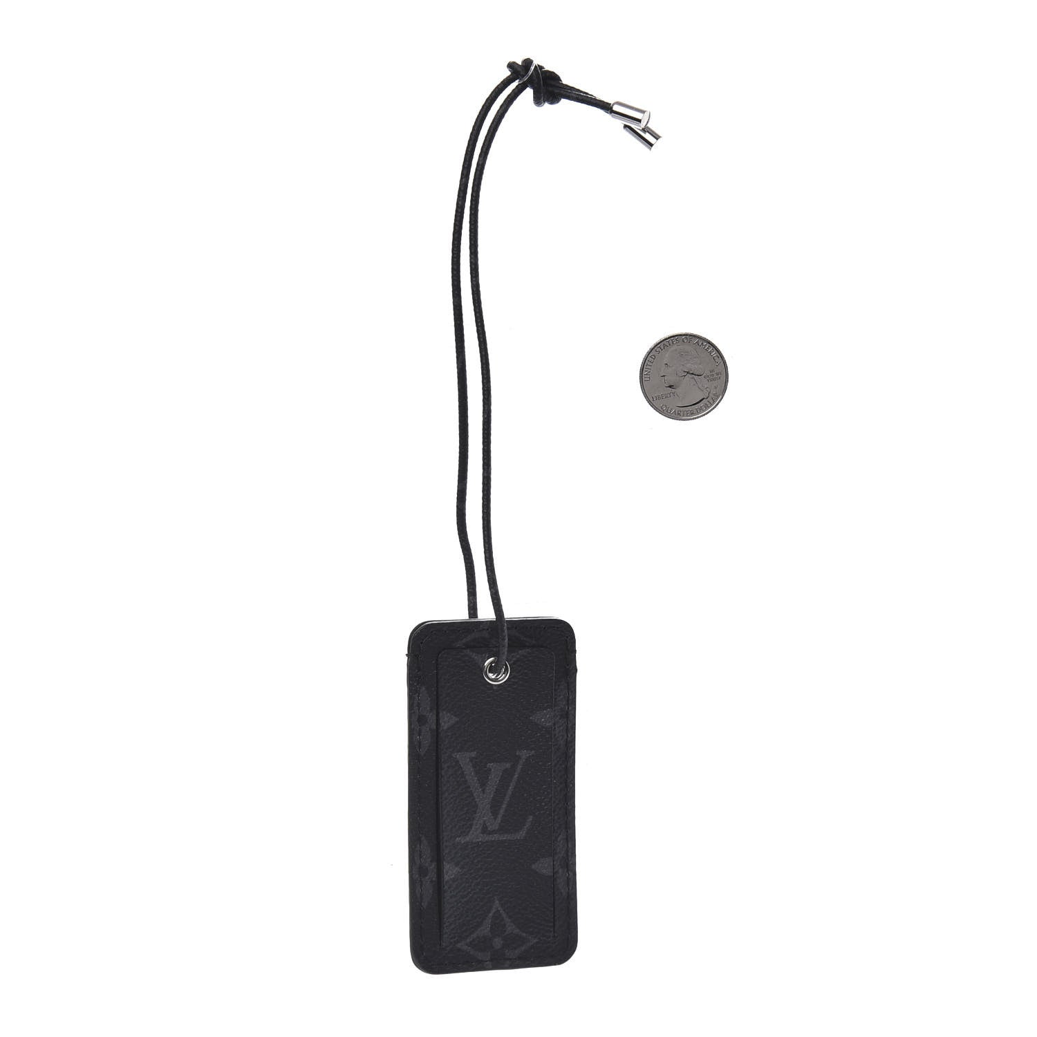 Louis Vuitton Monogram Eclipse Tokyo Name Tag 2 of 3