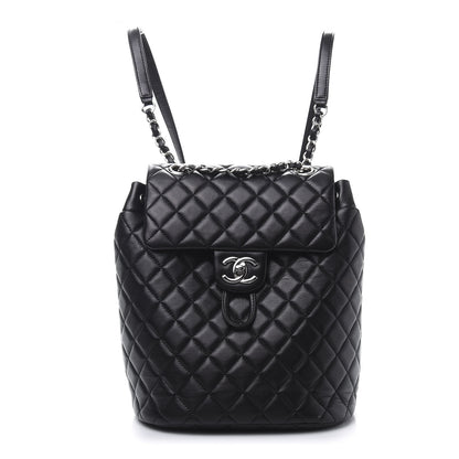 Chanel Lambskin Quilted Small Urban Spirit Backpack Black 1 of 10