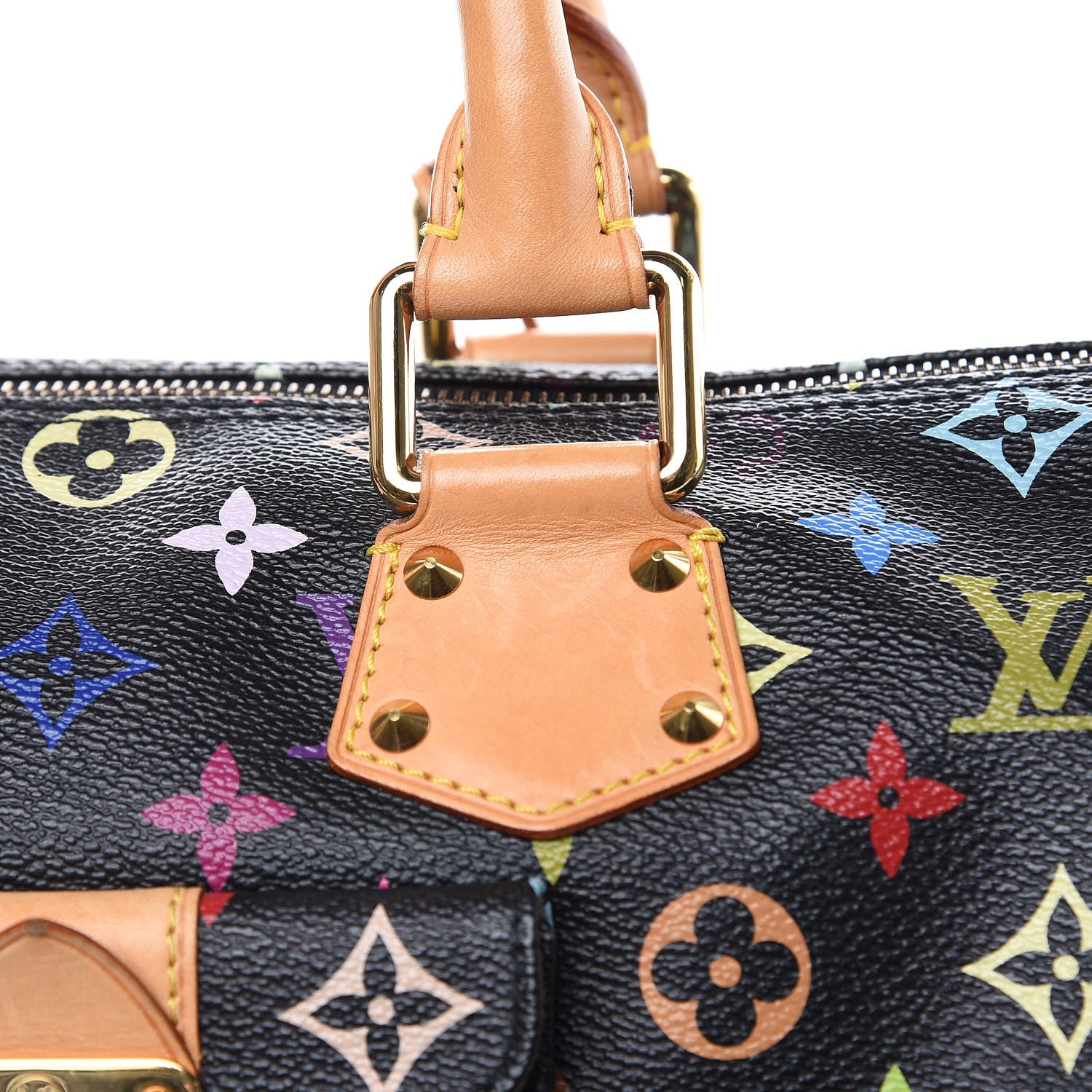 Louis Vuitton Monogram Multicolor Speedy 30 Black 13 of 14