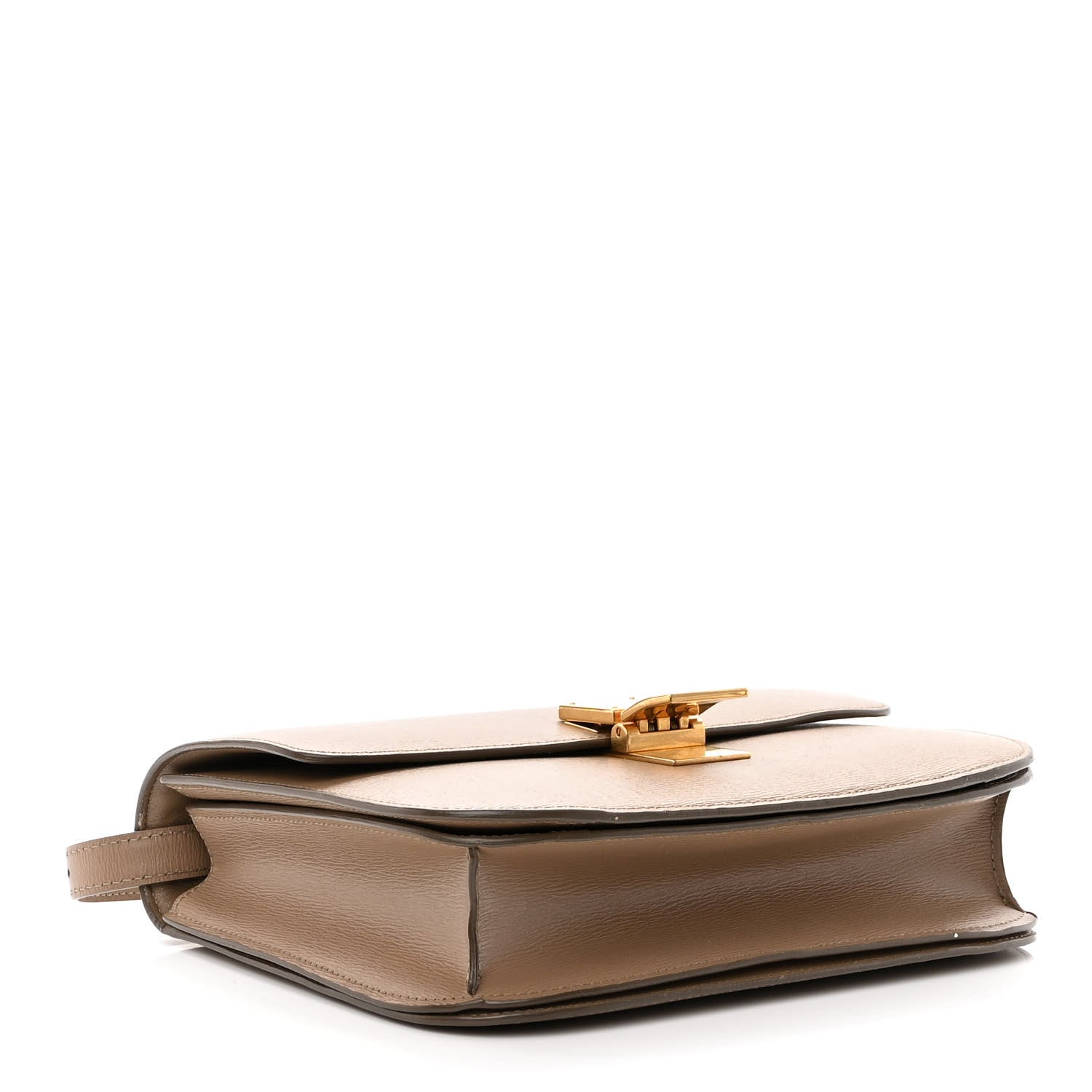 Celine Liege Calfskin Medium Classic Box Flap Bag Taupe 4 of 10