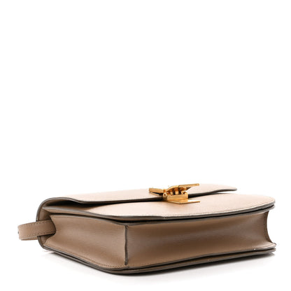 Celine Liege Calfskin Medium Classic Box Flap Bag Taupe 4 of 10