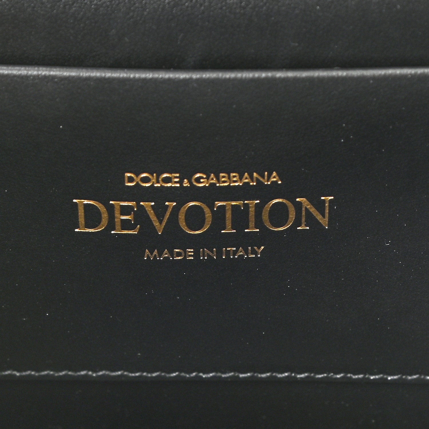 Dolce & Gabbana Smooth Calfskin Small Devotion Envelope Top Handle Bag Black 6 of 7