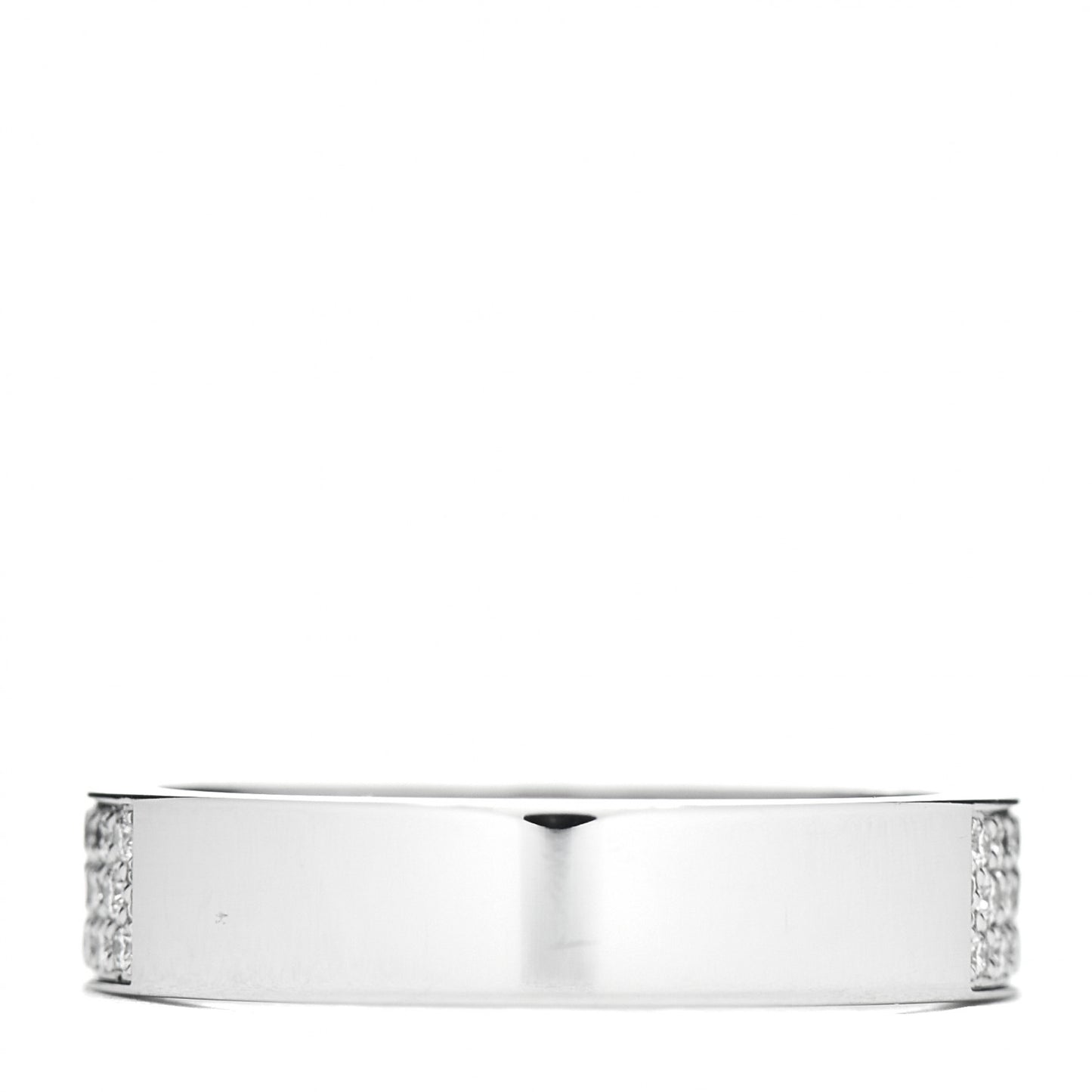 18K White Gold Diamond MM Kelly Clochette Ring 53 6.5