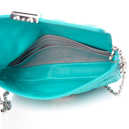 Christian Dior Lambskin Cannage Miss Dior Promenade Pouch Mer Du Sud 5 of 9