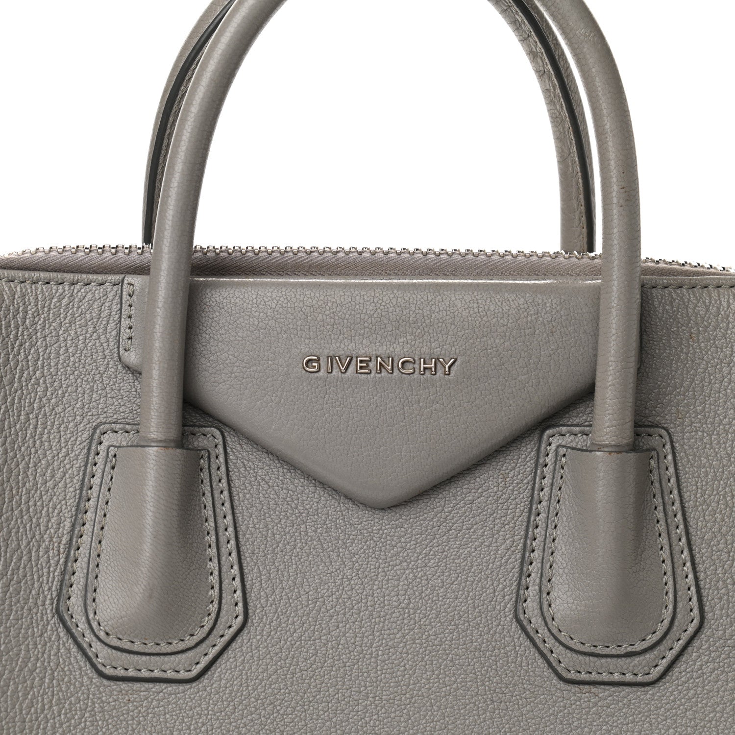 Givenchy Sugar Goatskin Medium Antigona Pearl Grey 7 of 11