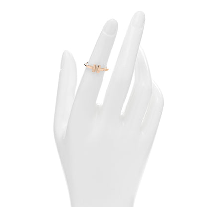 Tiffany 18K Yellow Gold T Wire Ring 48 4.5 2 of 5