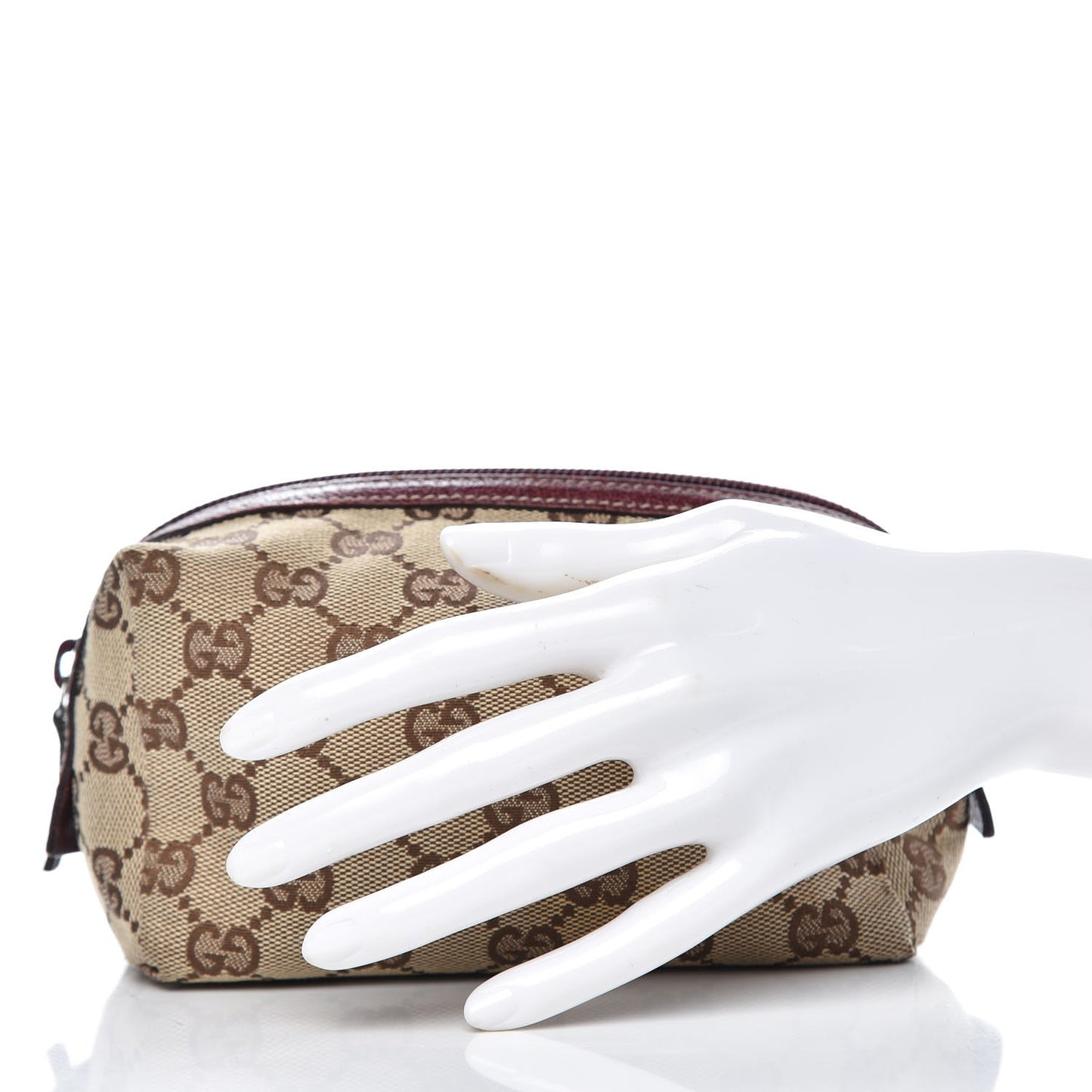 Monogram Large Cosmetic Case Burgundy