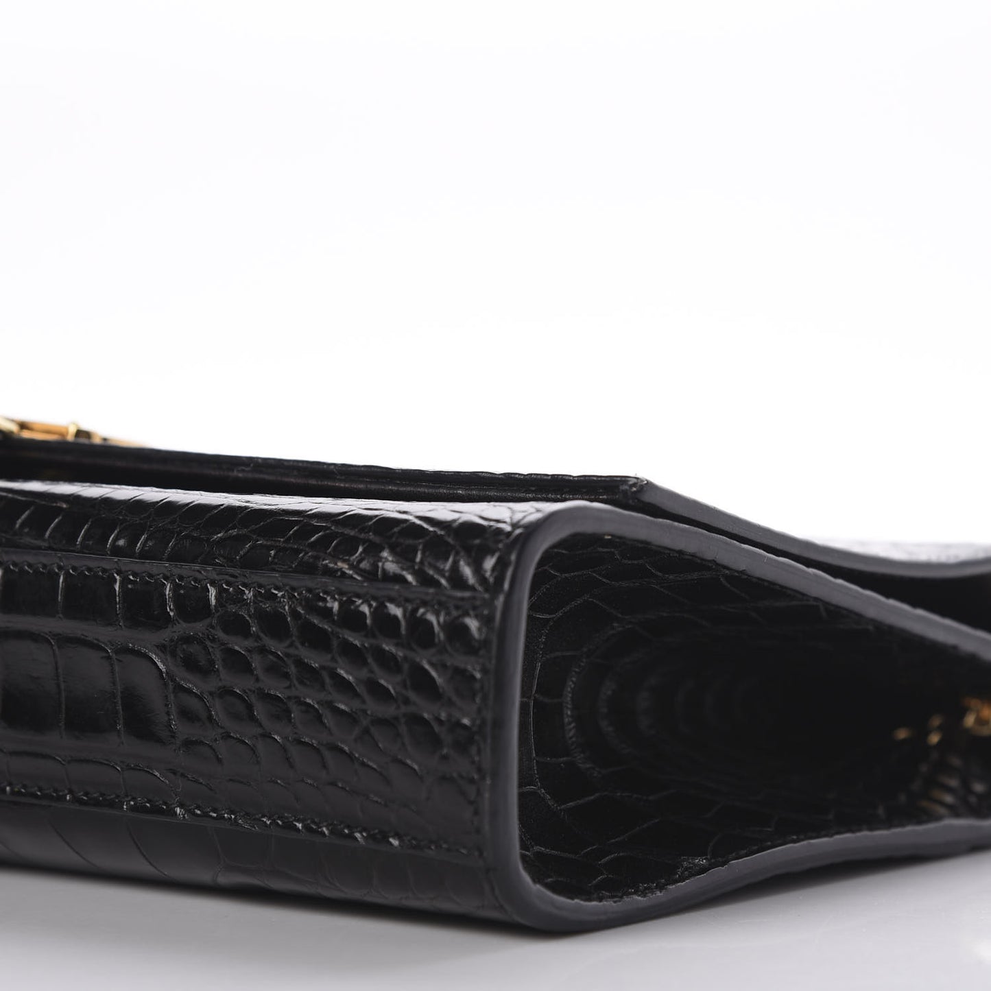 Patent Calfskin Quilted 2.55 Reissue Mini Flap So Black