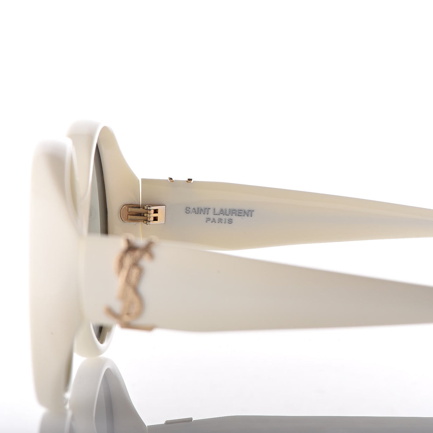 Round SL M1 Sunglasses Ivory