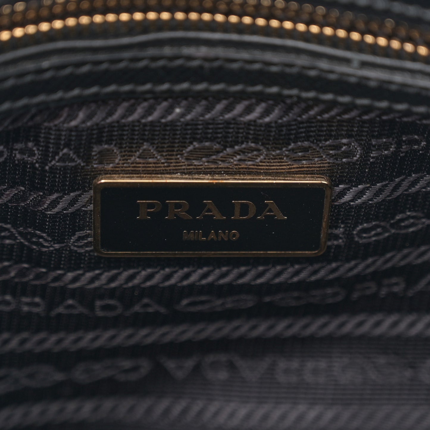 Saffiano Lux Small Promenade Black