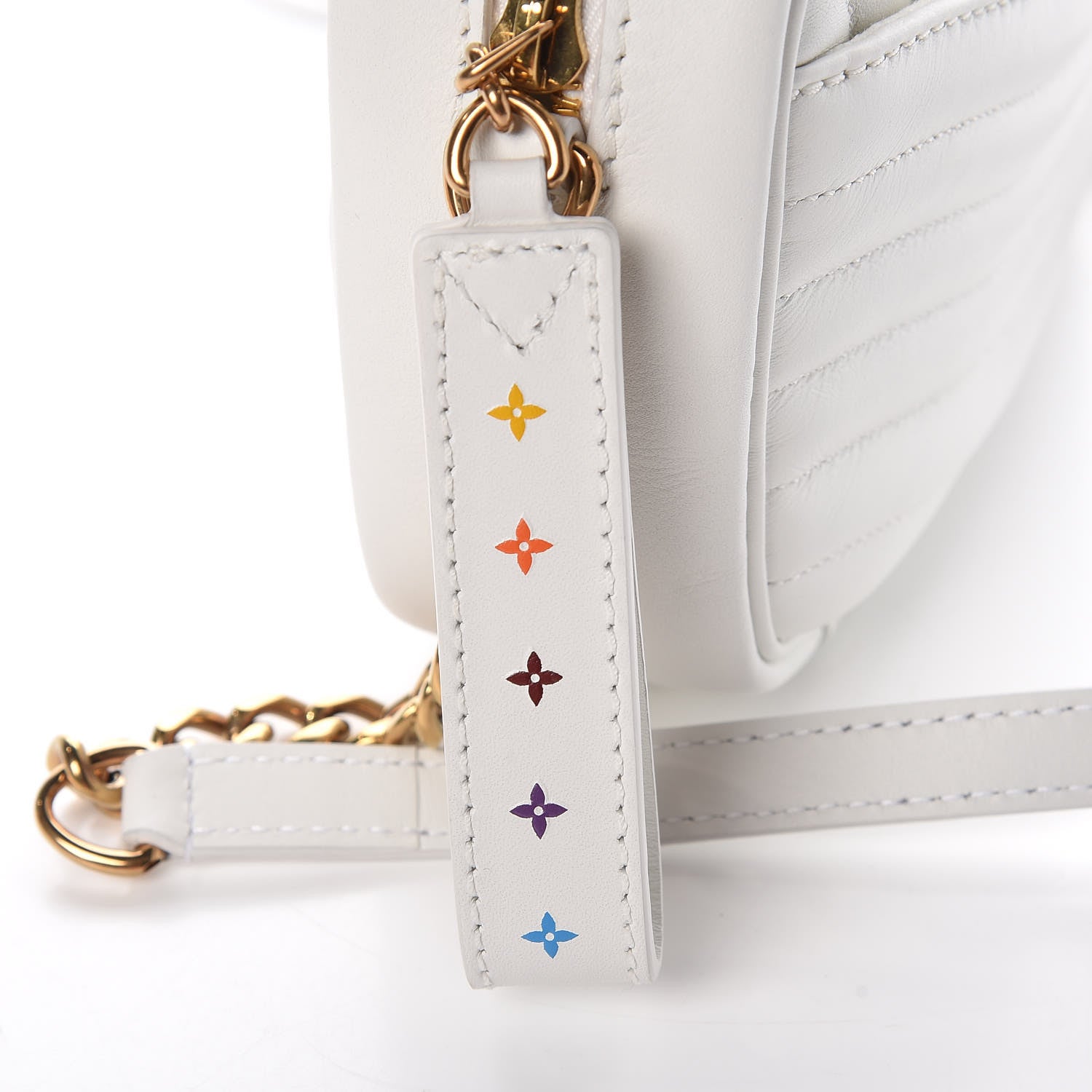 Louis Vuitton Calfskin New Wave Camera Bag White 8 of 8