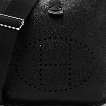 Hermes Taurillon Clemence Evelyne III PM Black 8 of 11