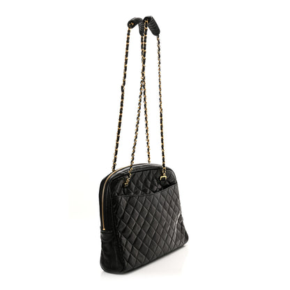 Chanel Calfskin Quilted In The Business Camera Bag Black 4 of 15
