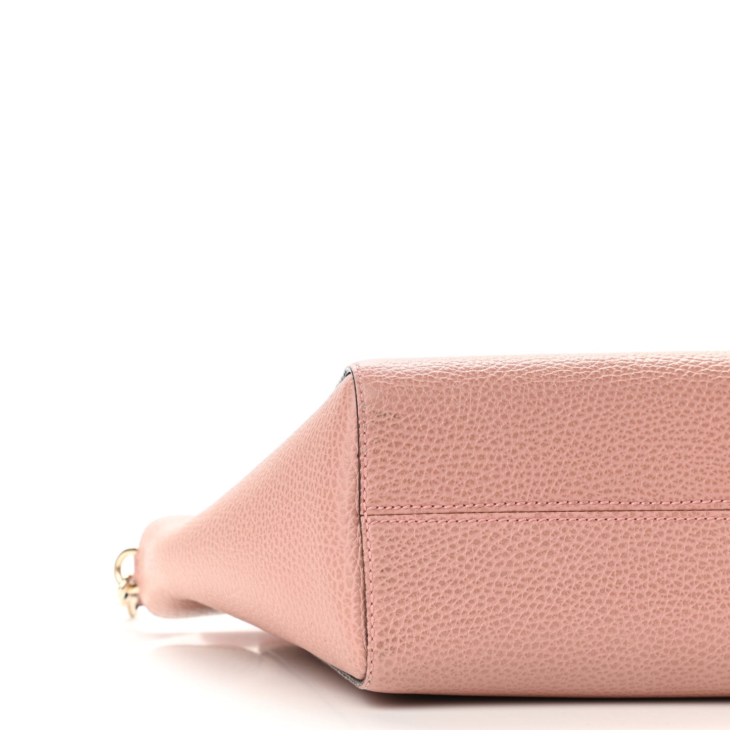 Dollar Calfskin Mini Swing Top Handle Bag Soft Pink