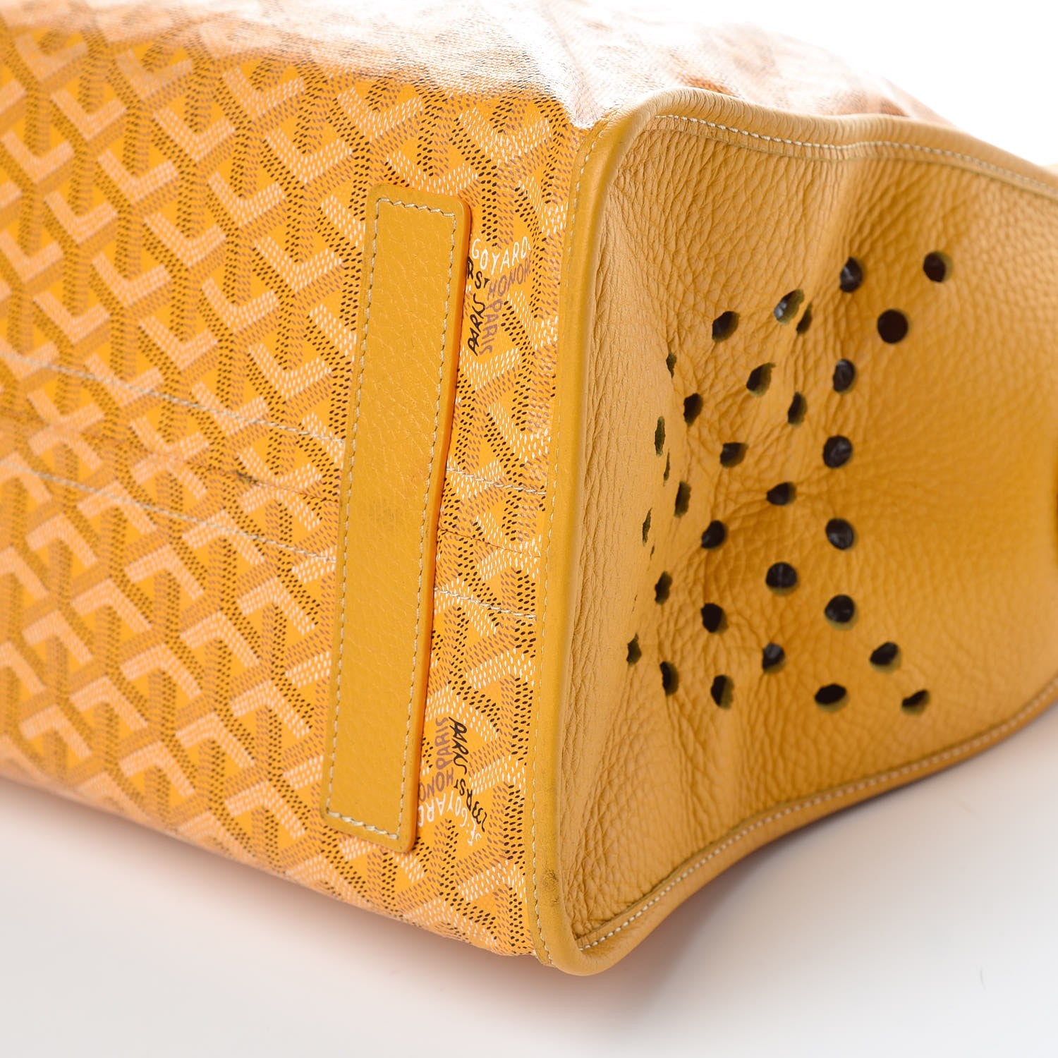Goyard Goyardine Sac Hardy Pet Carrier PM Yellow 12 of 12