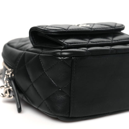 Chanel Lambskin Quilted CC Mini Classic Backpack Black 9 of 11