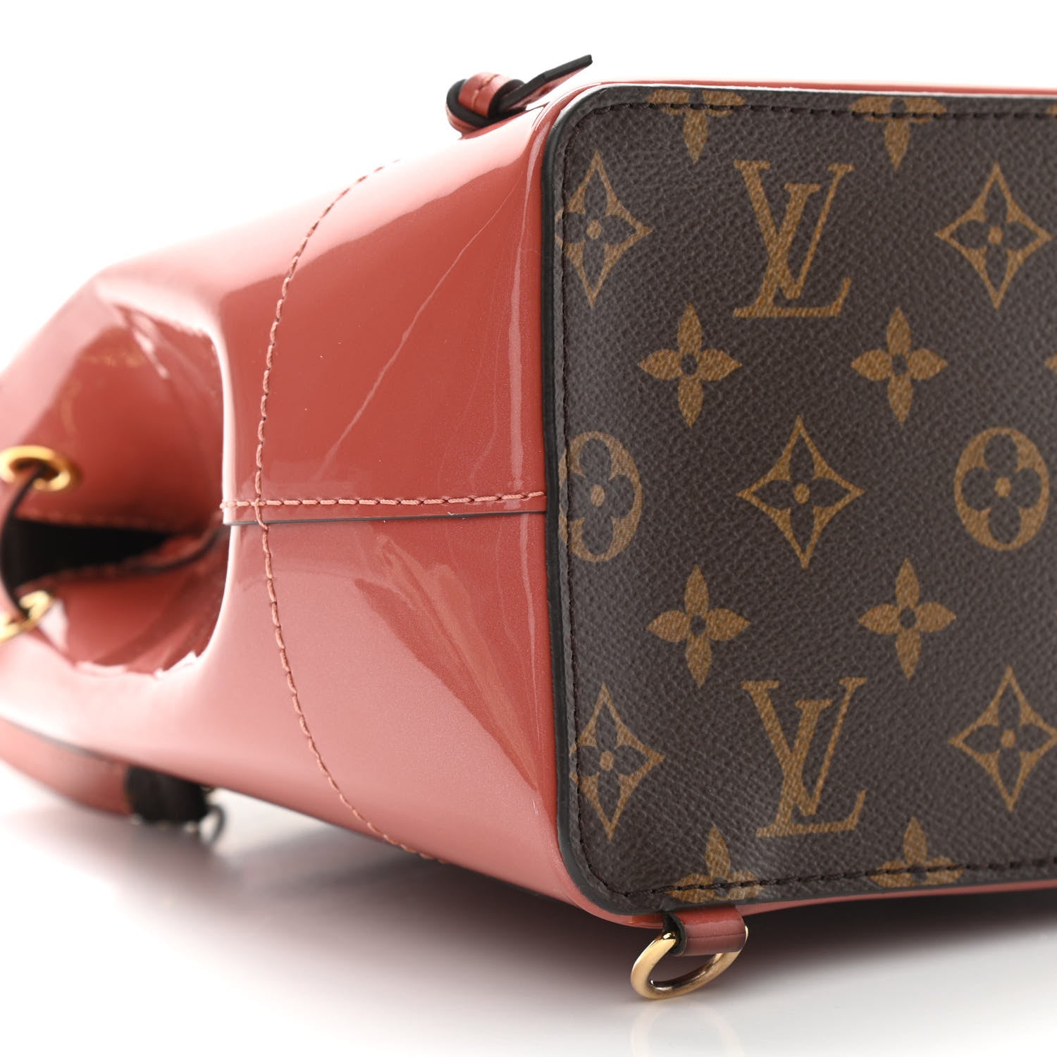 Louis Vuitton Patent Monogram Hot Springs Backpack Vieux Rose 9 of 10