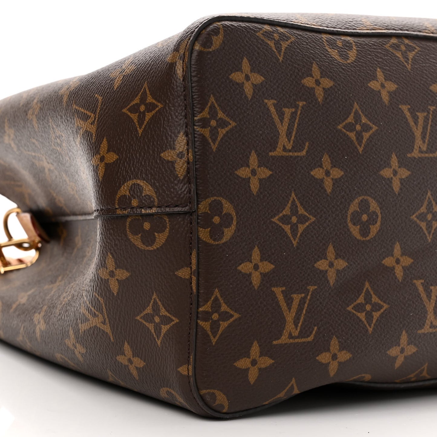 Monogram Braided Neonoe MM Peach Cream