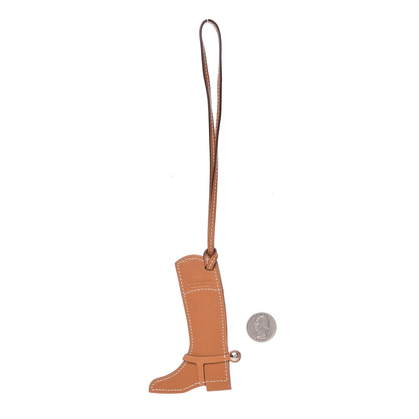 Butler Swift Paddock Botte Boot Bag Charm Natural Sable Orange