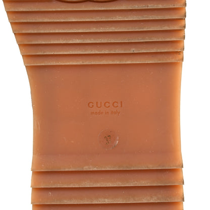 Gucci Canvas GG Monogram Angelina Platform Slide Sandals 37 Beige Ruggine 8 of 12