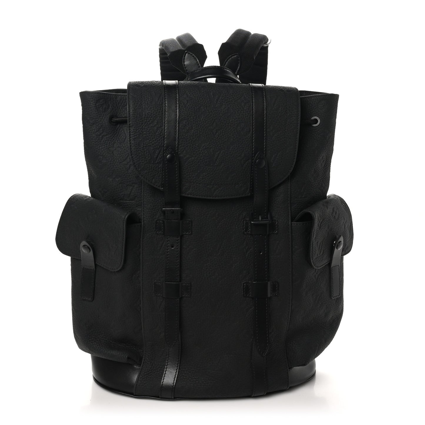 Taurillon Monogram Christopher MM Backpack Black