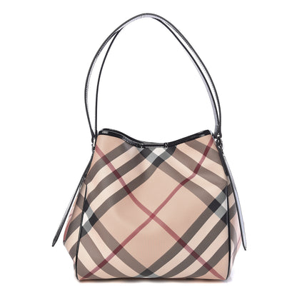 Burberry Nova Check Small Canterbury Tote Black 1 of 9