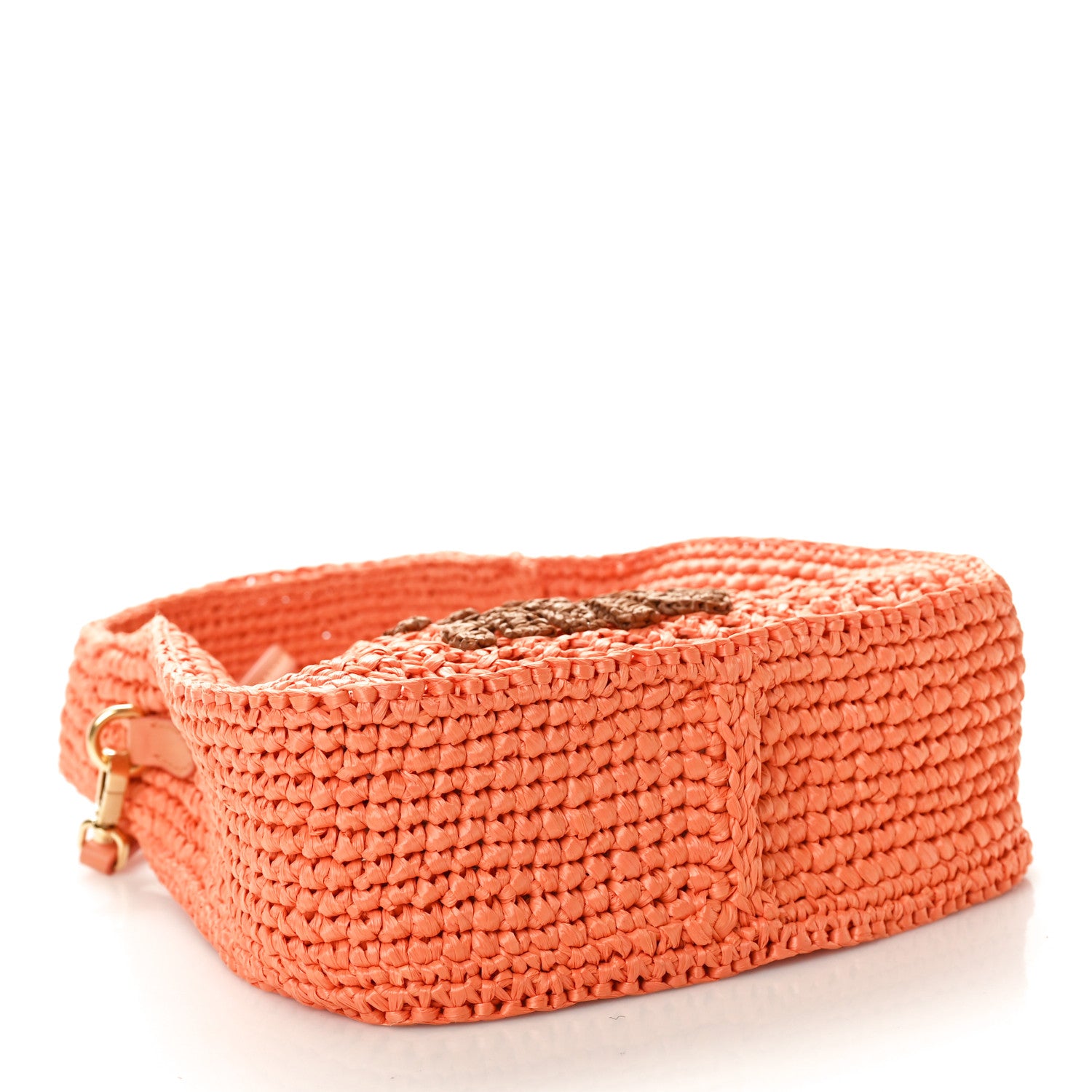 Miu Miu Fabric Crochet Wander Hobo Tulipano Cognac 5 of 9