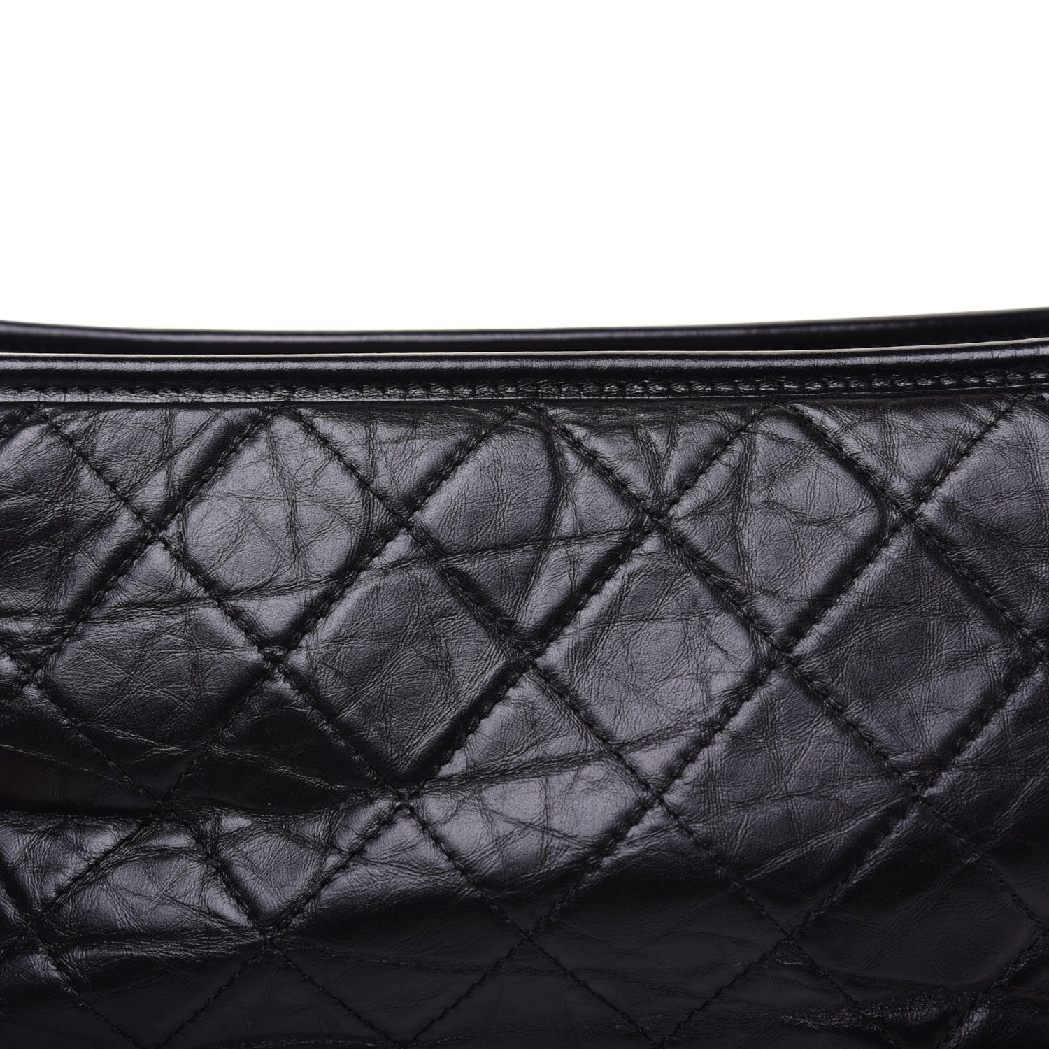 Chanel Aged Calfskin Quilted Medium Gabrielle Hobo Black 12 of 18