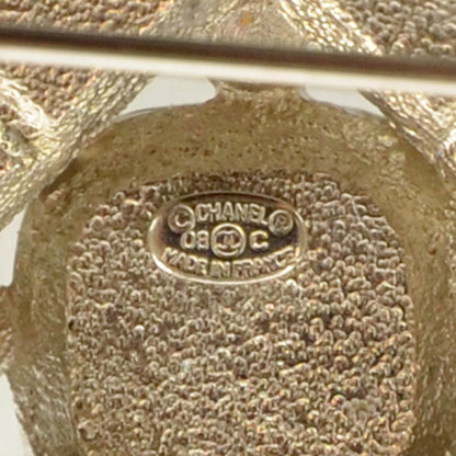 Chanel Swarovski Crystal Baguette Large CC Brooch 4 of 7