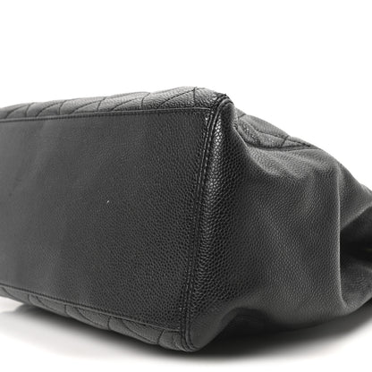 Chanel Caviar Quilted CC Shopping Tote Black 10 of 10