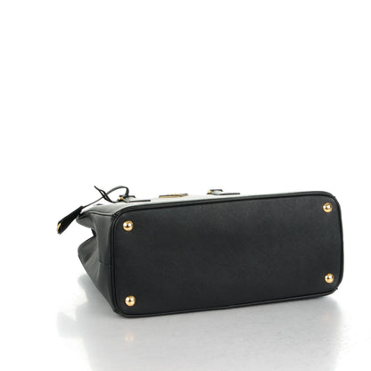 Prada Saffiano Lux Medium Tote Nero Black 4 of 7