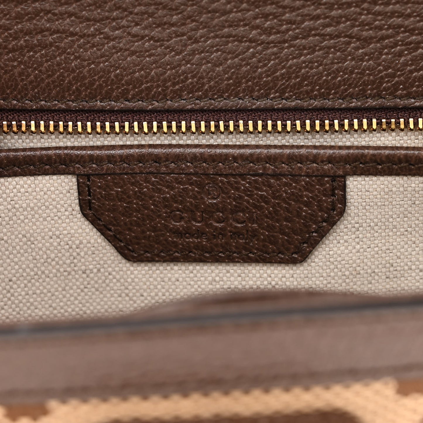 Monogram Jumbo GG Textured Dollar Calfskin Web Small Bamboo 1947 Top Handle Bag Camel Ebony New Acero