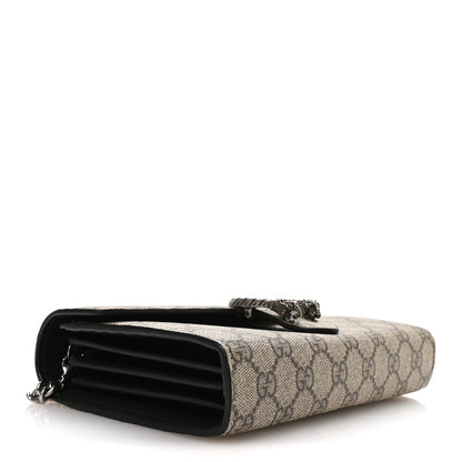 Gucci GG Supreme Monogram Mini Dionysus Chain Wallet Beige Black 4 of 11