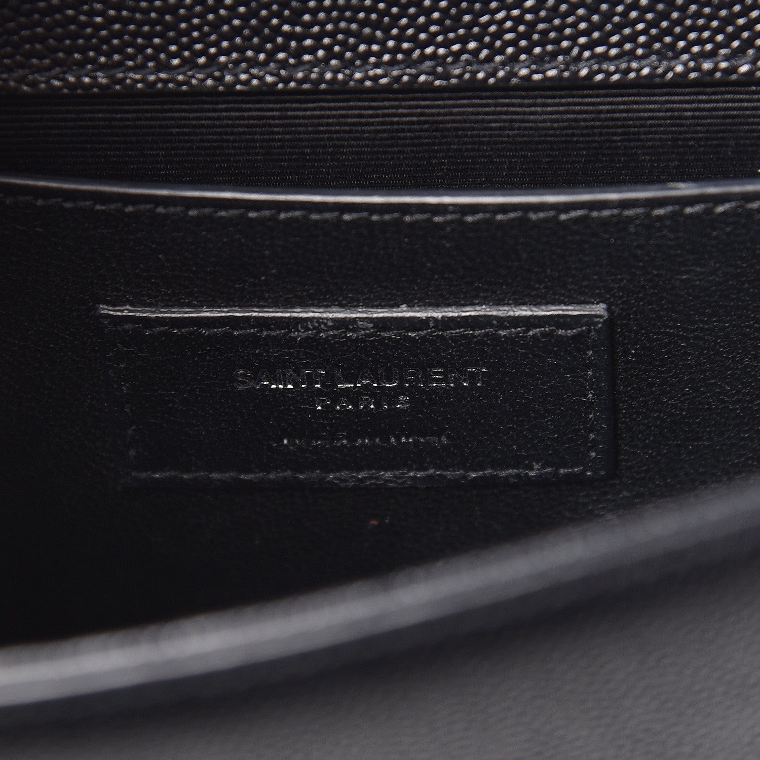 Saint Laurent Grain De Poudre Small Monogram Kate Satchel Black 6 of 10