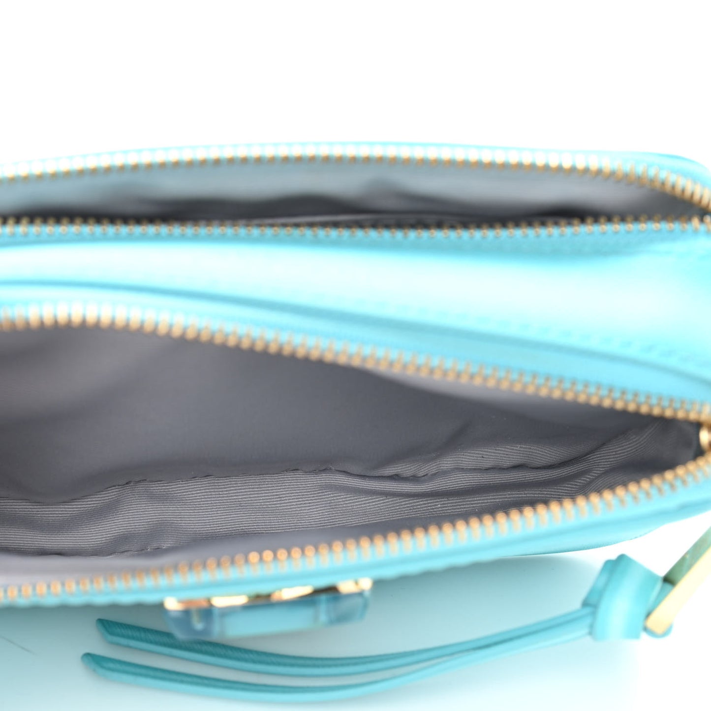 Saffiano Ombre Small Snapshot Camera Bag Blue Glow Multi