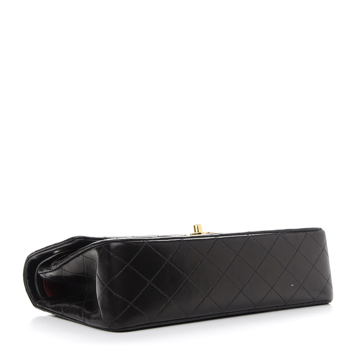 Chanel Lambskin Quilted Medium Double Flap Black 4 of 11