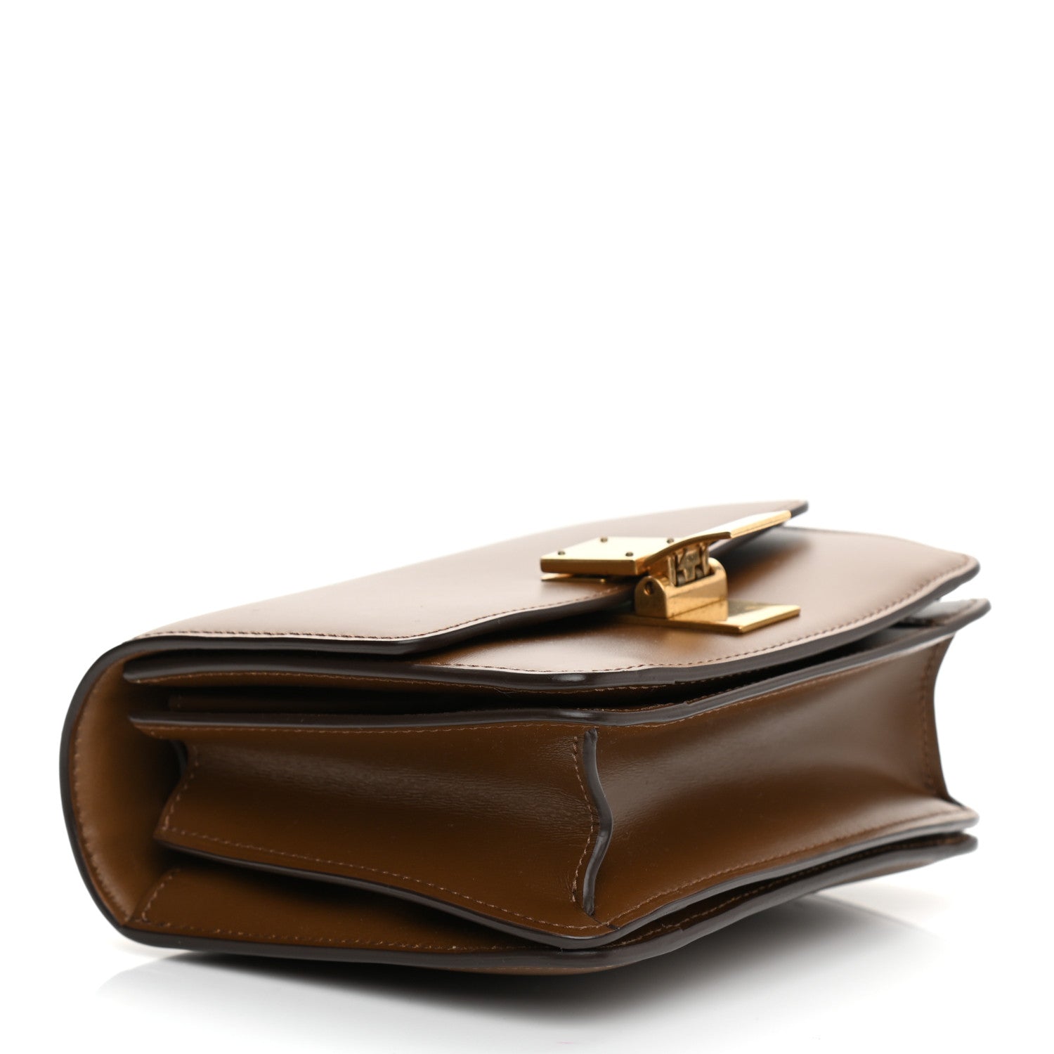 Celine Smooth Calfskin Small Classic Box Flap Bag Camel 4 of 12