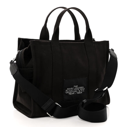 Marc Jacobs Cotton Canvas Medium The Tote Black 3 of 9
