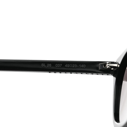 Saint Laurent Acetate Studded SL28 Sunglasses Black 7 of 8