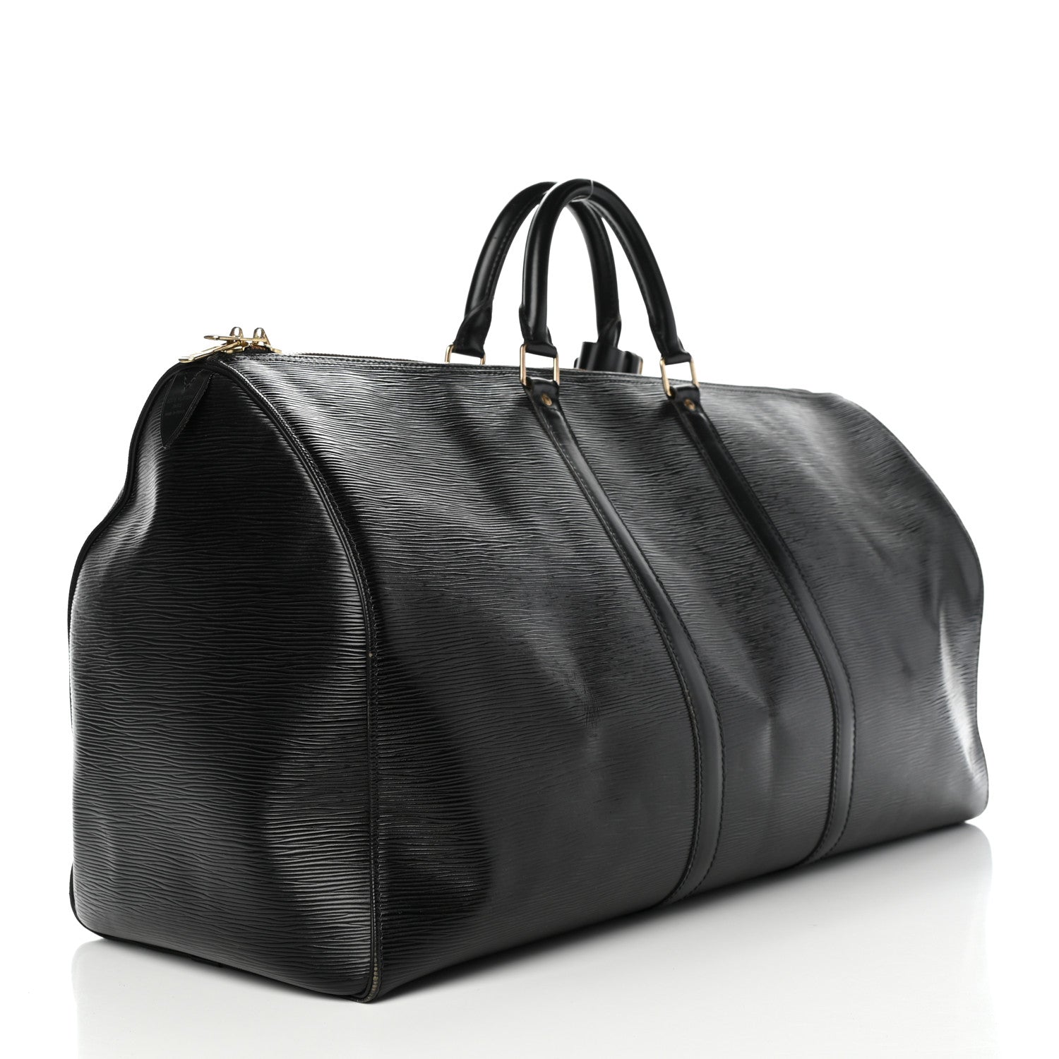 Louis Vuitton Epi Keepall 55 Black 2 of 8