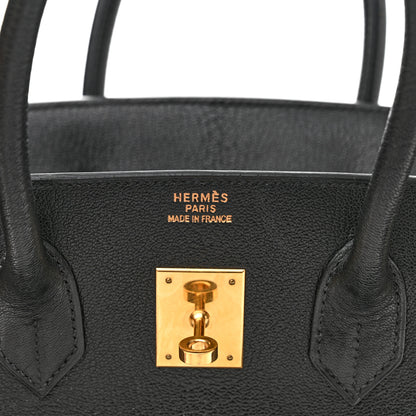 Hermes Chevre de Coromandel Birkin 35 Black 6 of 29