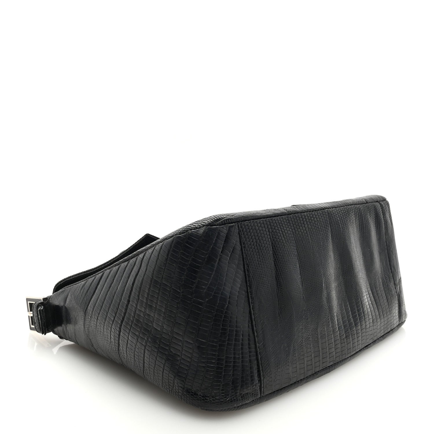 Fendi Lizard Mama Baguette Black 4 of 9
