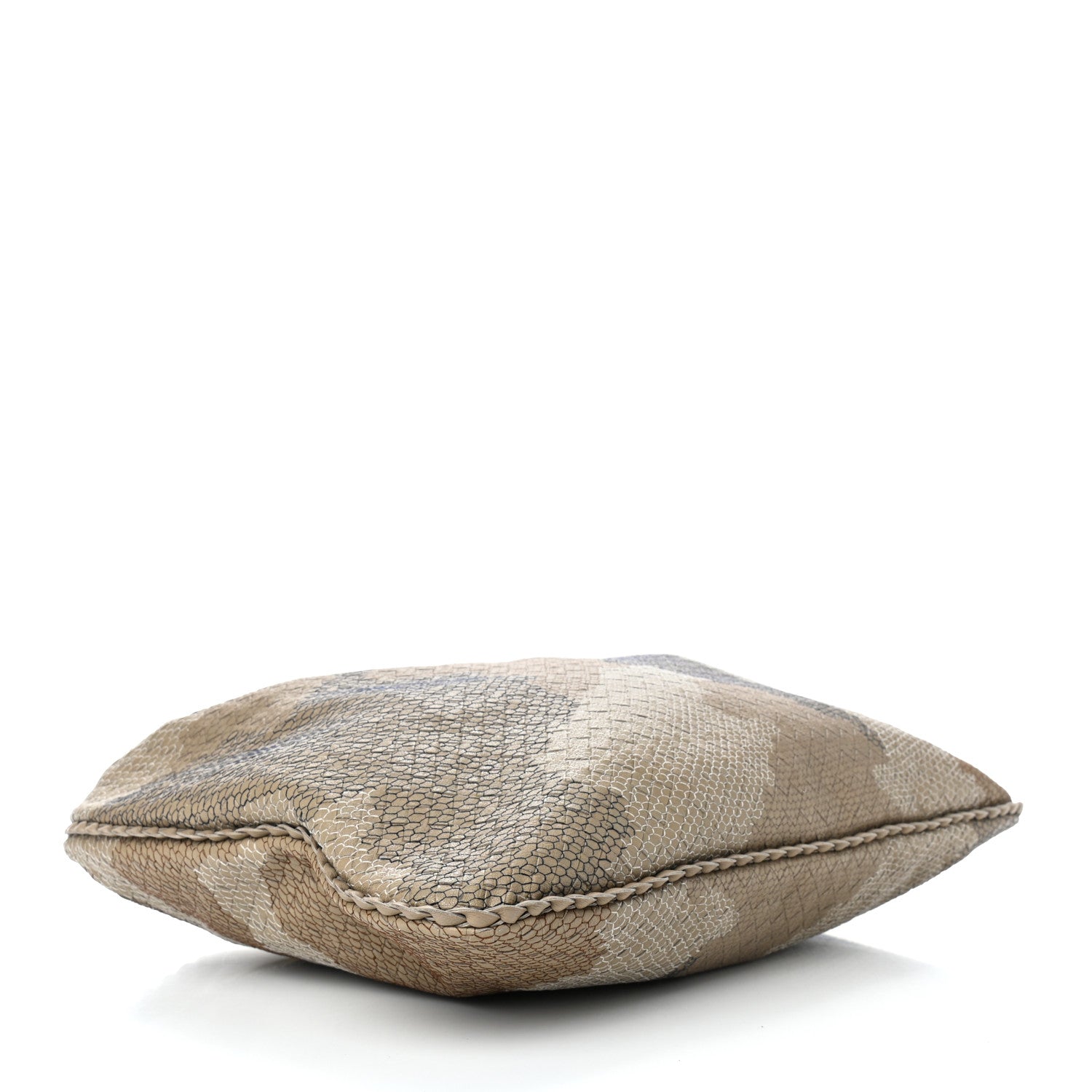 Bottega Veneta Nappa Intrecciato Camo Embroidered Maxi Veneta Hobo Taupe 3 of 8